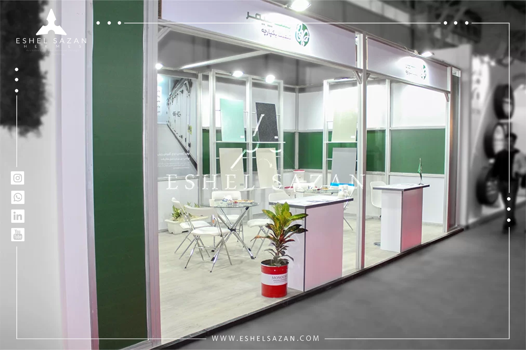 استفاده نادرست از فضای غرفه نمایشگاهی استفاده نادرست از فضای غرفه نمایشگاهی