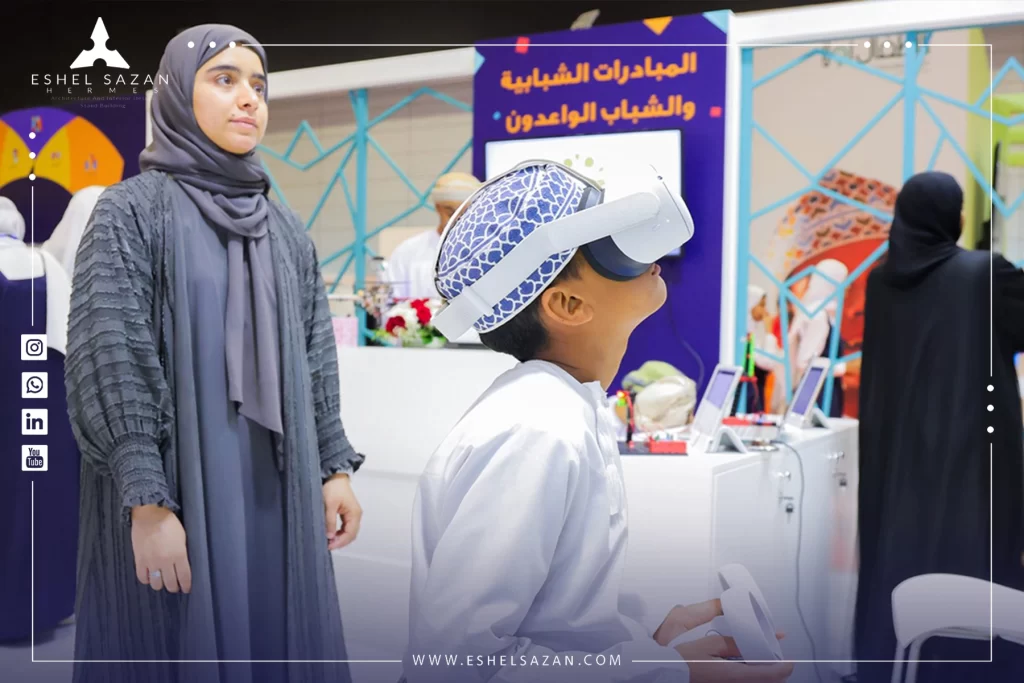 ایجاد تعامل بازدیدکنندگان در غرفه