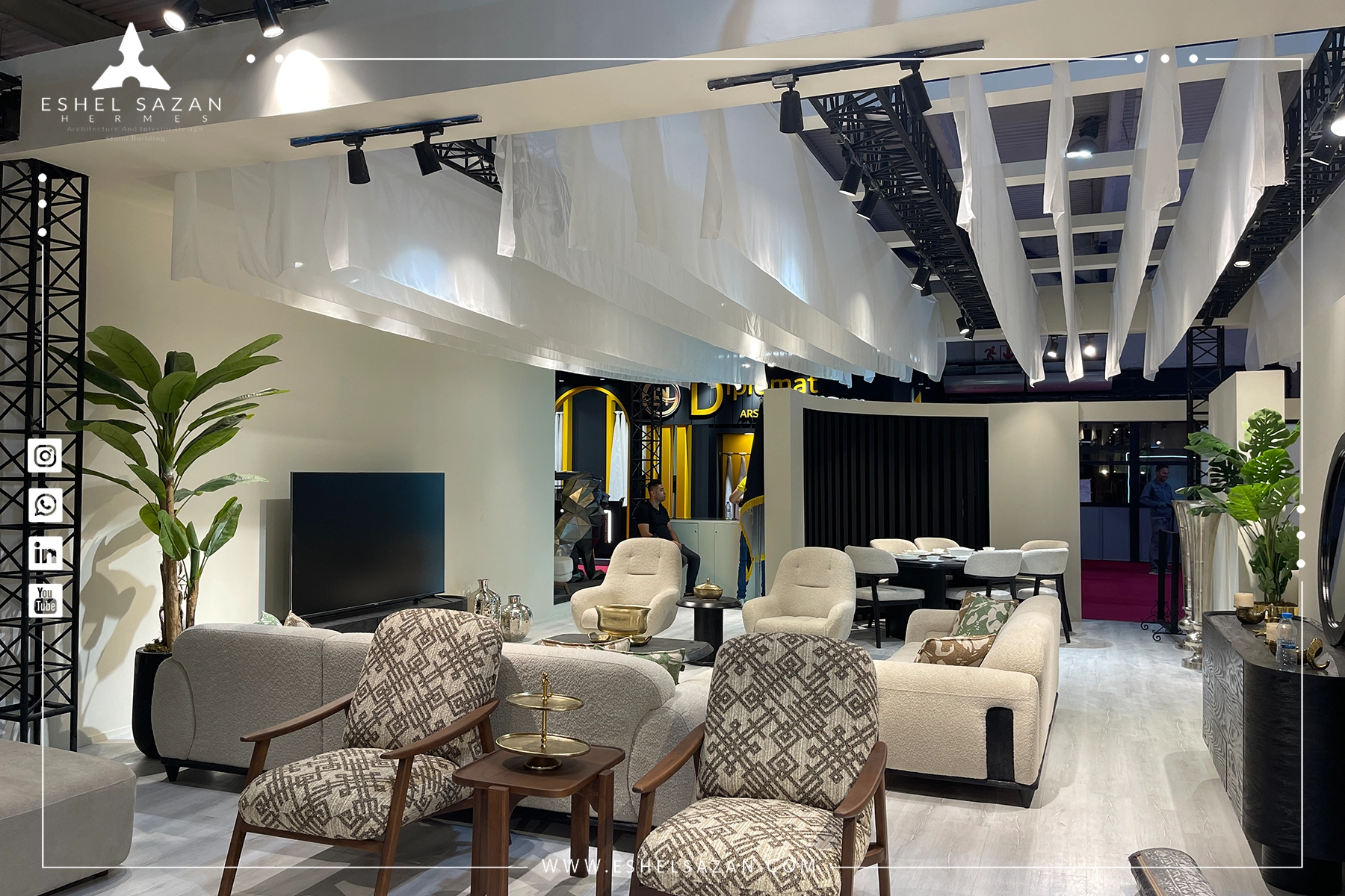 تقسیم بندی مناسب برای غرفه نمایشگاهی تقسیم بندی مناسب برای غرفه نمایشگاهی