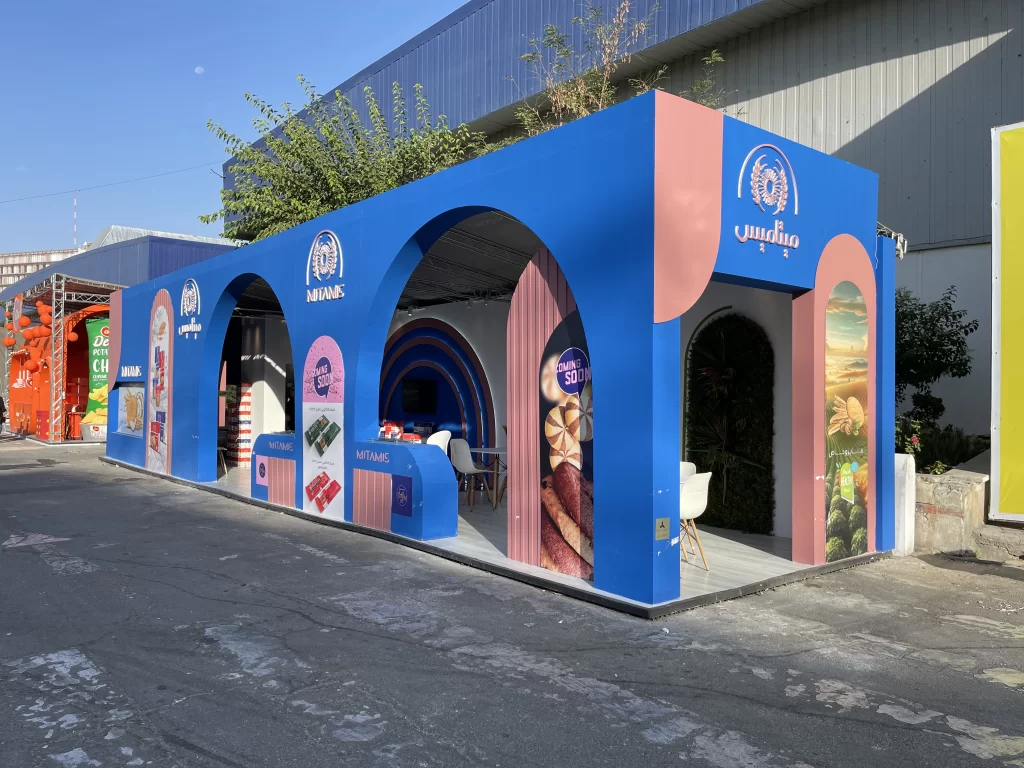 غرفه سازی در فضای باز نمایشگاه غرفه سازی در فضای باز نمایشگاه