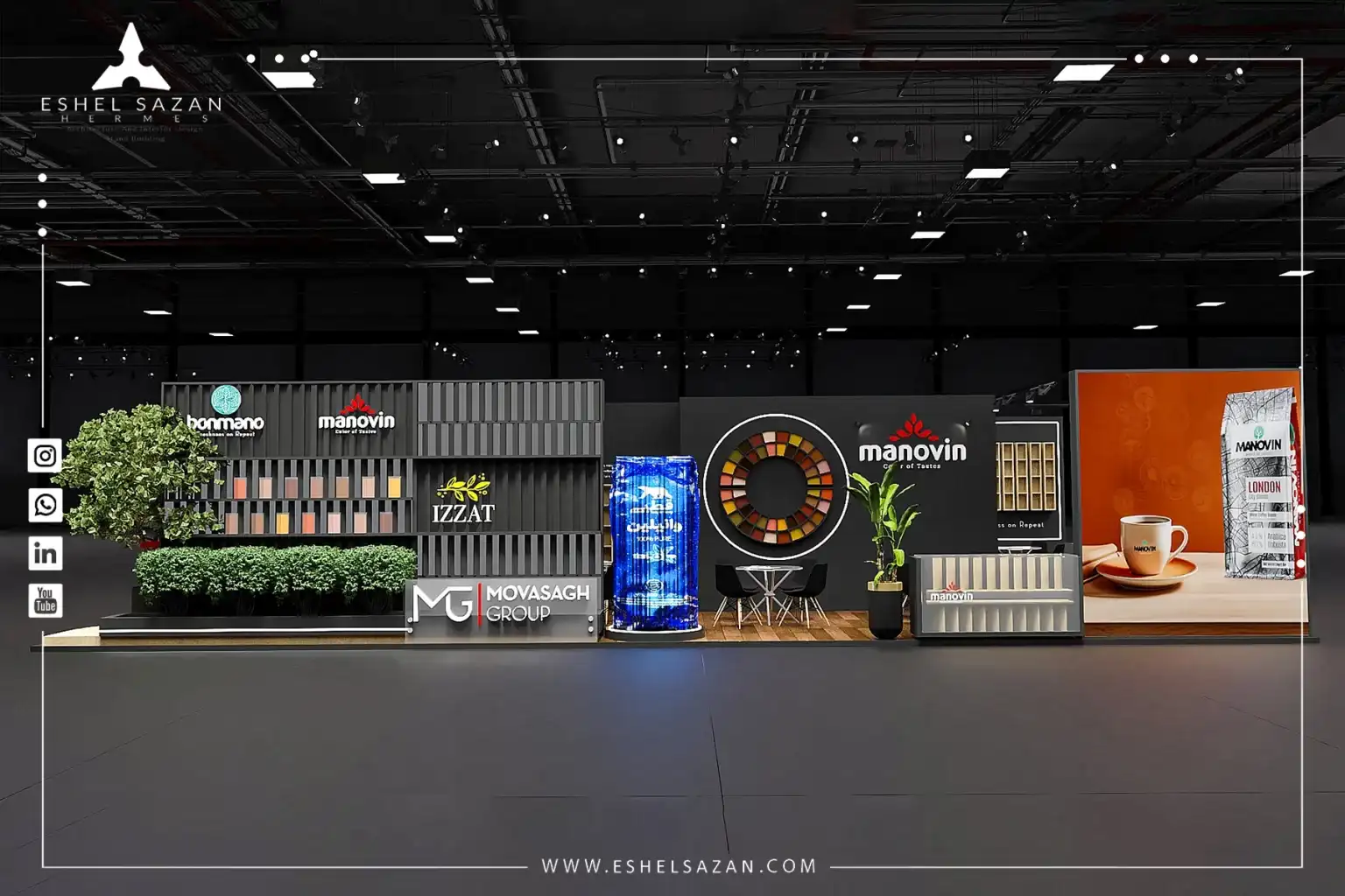 اجرای غرفه نمایشگاهی