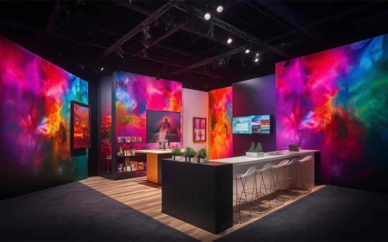 رنگها در غرفهسازی چه میگویند؟